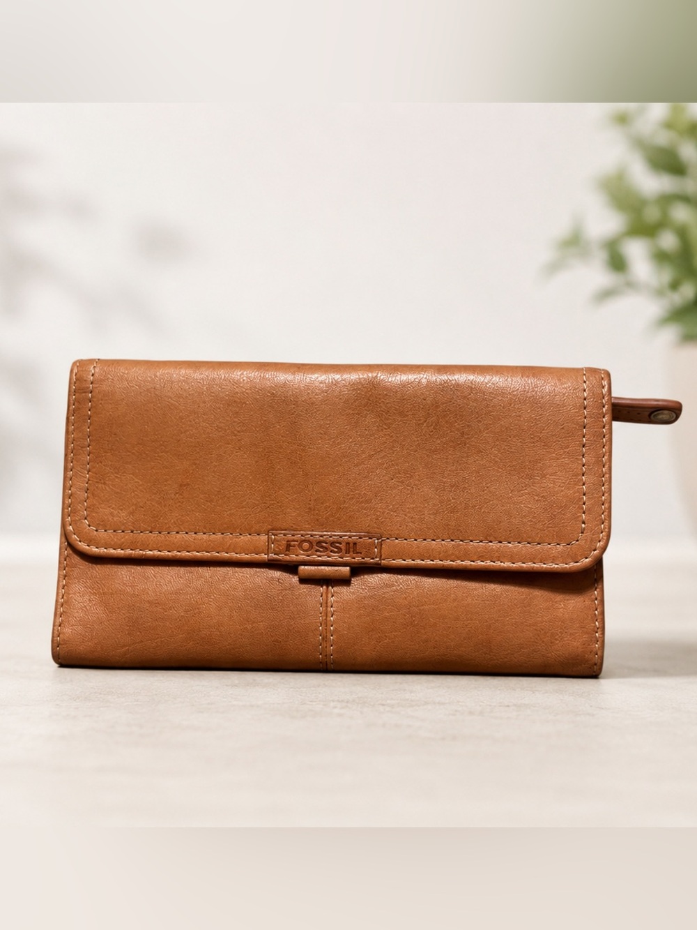 Vintage Fossil Leather Wallet